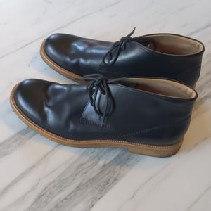 Tod's chukka boot black leather size 11